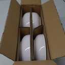 LE TAUCI Pasta Bowls 45 oz, Salad Bowls Set for Serving Soup, Pasta, Noodle, Dinner, Large Kitchen Bowl Plates, Microwave Safe - 8.5 Inch, Set of 4, White