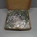 Artificial Norfolk Pine Christmas Wreath with Bell, 17.3 * 12 Inch Farmhouse Christmas Wreath for Front Door, Rustic Xmas Decor for Window, Mantle, Table, Wall, Hanging Decorations (Classic). 4 qty