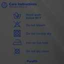 PureFit Sheer Outdoor Curtains for Patio Waterproof/Weatherproof, Fade Resistant Outside Voile Curtains for Gazebo, Front Porch, Pergola, Sun Filtering Privacy Curtain, 54 x 108 inch, Set of 2, Black