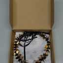 MOSTORY Handmade Black Flower Elf Crown - Dark Fairy Headpiece Gothic Floral Circlet for Women s Medieval Renaissance Halloween Cosplay Party Accessories