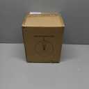 Glass Pendant Light,Mid Century Modern Light Fixture,Hanging Lights for Kitchen Island,Bathroom, Bedroom,Hallway Foyer (Bright Gold, 8 in)