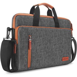 KIZUNA Laptop bag Case 12.5 Inch Shoulder briefcase Handbag For MacBook Air 13 M3 2024/MacBook Pro 14 M2 M1 Pro/13.3" HP Envy x360 13/14" ThinkPad X1 Carbon13.3 Yoga Slim 7i Carbon, Brown