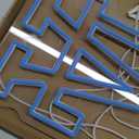 LA Baseball Neon Sign, Los Angeles Cool Light Up Dimmable LA Baseball Team Logo Hanging Led Neon Sign for Wall Decor, Bedroom, Party, Man Cave, Garage, Birthday Christmas Gift for Baseball Fans