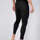 Real Essentials 3 Pack: Men's Active Compression Pants - Workout Base Layer Tights Running Leggings (Available in Big & Tall) (XL)