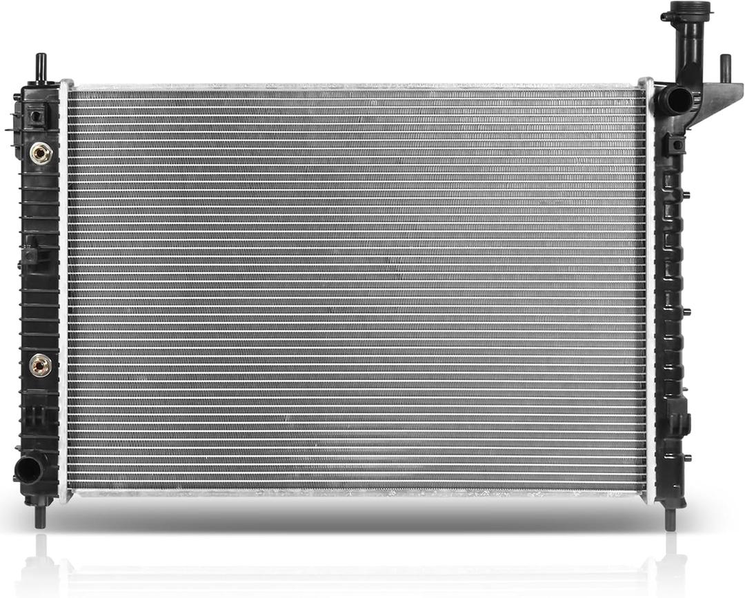 SCITOO Engine Cooling Radiator Compatible with 2008-2017 for Buick for Enclave 3.6L 2009-2017 for Chevrolet for Traverse 3.6L 2007-2016 for GMC for Acadia 3.6L Replace#13007, CU13007