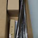 Bronze Curtain Rod 32 to 58 Inches (2.6 to 4.8 ft), USFOOK 7/8 Inch Telescoping Splicing Curtain Rods for Windows 20 to 54 Inch, Drapery Rods with Leaf Finials