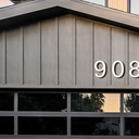 8 Inch Large Metal House Number for Outside, Modern Floating Home Address Numbers, Aluminum Silver Anti-Rust numbers for house for Garden Front Door Garage Apartment Signage,911 Visibility Signage (0)