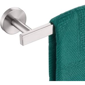 20 Inch Bathroom Towel Bar Bath Towel Rack Kitchen Towel Holder Towel Shelf Wall Mounted SUS304 Stainless Steel 2 Pack Matte Black AN4001MB-L20-P2