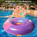 HeySplash Pool Floats, Inflatable Pool Floaties for Adults | Inflatable Swim Tube Raft, Pool Floaty Swim Rings Party Decorations Fun Pool Toys Summer Beach Lake River, 42.1"