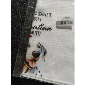 Personalized Dalmatian Tea Towel, Dalmatian Gift, Custom Kitchen Towel, Dalmatian Owner, Dalmatian Mom, Dalmatian Lover, Gift For Dog Mom