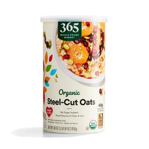 365 by Whole Foods Market, Organic Steel Cut Oats, 30 Ounce (BBD: 11/19/26)
