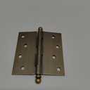Nostalgic Warehouse Ball-Tip Residential Door Hinge with Square Corners