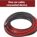 6.56FT Car Cable Wire Hider, Car Windshield Wire Hider, Light bar Wire Hider, with Adhesive Backing (1 PCS)