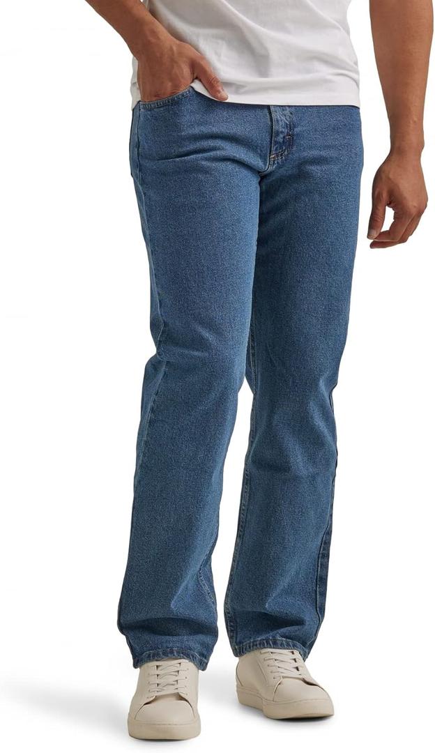 Wrangler Authentics Men's Classic 5-Pocket Relaxed Fit Flex Jean, 54W x 30L