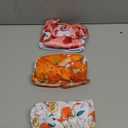 Mengelina Female Dog Diapers (3 Pack) - Washable, Reusable for Heat, Incontinence, Excitable Urination - Puppy Diapers, Size: S