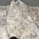 Square Area Rugs : Washable 8x8 Neutral Modern Abstract Carpet for Living Room Bedroom - Soft Floor Mat with Non Slip Backing for Kitchen Nursery Dorms Farmhouse Home Decor - Brown Grey