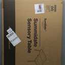 summidate Sensory Table, Indoor Children Play Sand and Water Table for Toddlers 1-3, Kids Wooden Activity Table with Storage Bins, 3-Level Height Adjustable, Christmas and Birthday Gift