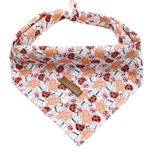 Elegant little tail Christmas Dog Bandana, 1Pack Holiday Dog Scarf Dog Bandana Winter Adjustable Dog Scarf Handkerchief Boy Girl Dog Bibs Scarf for Square Dog Kerchief for Small Large Dogs S Pack of 4