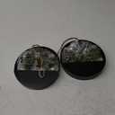 2 Pack Fake Plants Hanging Artificial Succulents Plants in Black Pots for Living Room Bathroom Accessories Boho Farmhouse Wall Decor