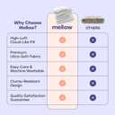 Mellow Marshmellow Comforter Extra Fluffy Double-Stuffed Down Alternative Duvet Insert, All-Season Temperature Balancing, Oeko-TEX Fabric, Box Stitch, Machine Washable (Sand, Twin/Twin XL)
