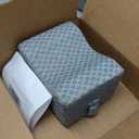 Knee Pillow for Side Sleepers, Leg Pillow for Sciatica, Back, HIPS, Knees, Joints Pain Relief,Pillows for Between Legs While Sleeping Spine Alignment Support & Relieves Pressure (Gray)