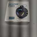 EBODA Bluetooth Shower Speaker, Portable Bluetooth Speakers, IP67 Waterproof Wireless Speaker with LED Light, Floating, 2000mAh, True Wireless Stereo for Kayak, Beach, Gifts for unisex -Black