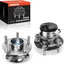 A-Premium 2 x Rear Wheel Bearing and Hub Assembly with 5-Lug Compatible with Ford Fusion 2014-2020, Police Responder Hybrid/SSV Plug-in Hybrid 2019-2020 & Lincoln MKZ 2014-2016