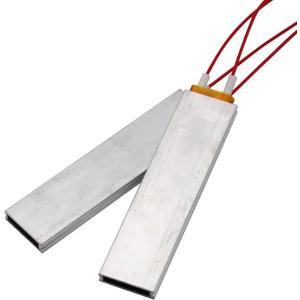 PTC Heating Element 2pcs 12V/220V/110V Thermistor Heater Constant Temperature Thermostat Heater Plate (Red-220v)
