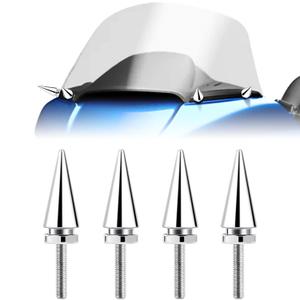 Windshield Bolts, Fairing Screws Windshield Spike Bolts Compatible for Harley Davidson Road Glide 2015-2024 2022 2023 Motorcycle Windshield Trim Bolts Chrome