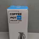 Bonnoces 68 Oz Stainless Steel Thermal Carafe - Double Walled Vacuum Insualted Thermos/Carafe with Lid - Coffee/Tea Carafe Heat & Cold Retention - 2 Liter