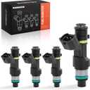 A-Premium Fuel Injectors Compatible with Nissan Sentra 2007-2012, Versa 2007-2012, NV200 2013-2017, Cube 2009-2014, 1.8L 2.0L 4-PC Set