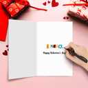 oxggerk Valentines Day Card for Man Woman, Happy Valentines Day Card for Husband Wife Boyfriend Girlfriend, Funny Vday Cards