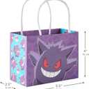 Hallmark Pokmon 4" Mini Gift Bags (18 Bags: Pikachu, Charizard, Gengar, Eevee) for Birthday Party Favors, Gift Cards, Classroom Treats