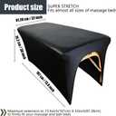 32Inch Lash Bed Cover 1 Pack|PU Leather Massage Table Cover|Soft Comfortable Spa Bed Cover for Salons Spa Home Use