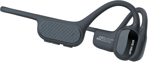 flymory Bluetooth 5.3 Bone Conduction Headphones Waterproof Underwater Headphones for Swimming, 32G IPX8 Waterproof MP3 Player for Swimming Earbuds Running