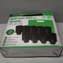 SWANLAKE 9-Piece 1/2" Impact Axle Nut Socket Set, Deep Metric Large Socket Set, 29mm 30mm 31mm 32mm 33mm 34mm 35mm 36mm 38mm, Cr-V Spindle Joint High Torque Wheel Nut Sockets