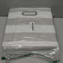 6 Pcs 11 Inch Fabric Storage Cubes with Metal Handle Back to School Classroom Supplies Black and White Striped Style Collapsible Bins Organizer for School Nursery Shelves Clothes Gift