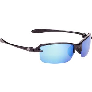 Strike King Plus Sabine Polarized Sunglasses (Shiny Black Frame/Multi Layer Blue Mirror - Gray Lens)