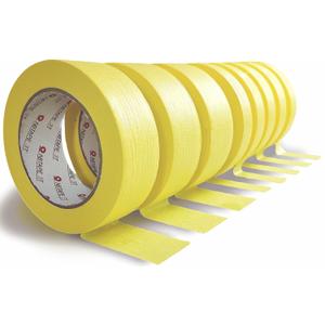 Painters Tape 8 Rolls, (0.7/1.4 Inch  55 Yards) Yellow Masking Tape, General Purpose, Painters Tape for Wall, Painting, DIY, Spray Paint, Crafts, Labeling and Artistic Creation