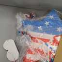 Lunmon 17.7 Inch Patriotic Piñata Decorations 4th of July Piñata with Blindfold Stick and Confetti for Independence Day Fourth of July USA Classroom Party Supplies Centerpiece Decor (Stylish)
