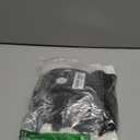 MOMOOD Maternity Two Piece Swimsuit High Waist Strappy Bikini Set Bathing Suit Black with White XL