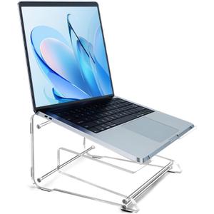 Bibabala Laptop Stand, Acrylic Laptop Stand for Desk, Ergonomic Computer Riser, Thickened Clear Laptops Holder Mount Computer Riser for Desk, Notebook Stands for 10" -15.6" MacBook, Office, Study