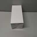 White Ceramic Vase 8" H - Small Flower Vase for Pampas Grass, Office Desk Decor, Minimalist Home Decor for Bedroom, Kitchen Shelf, Restaurant Table Centerpiece