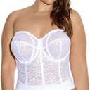 GODDESS womens Lace Bustier Bra, 42D