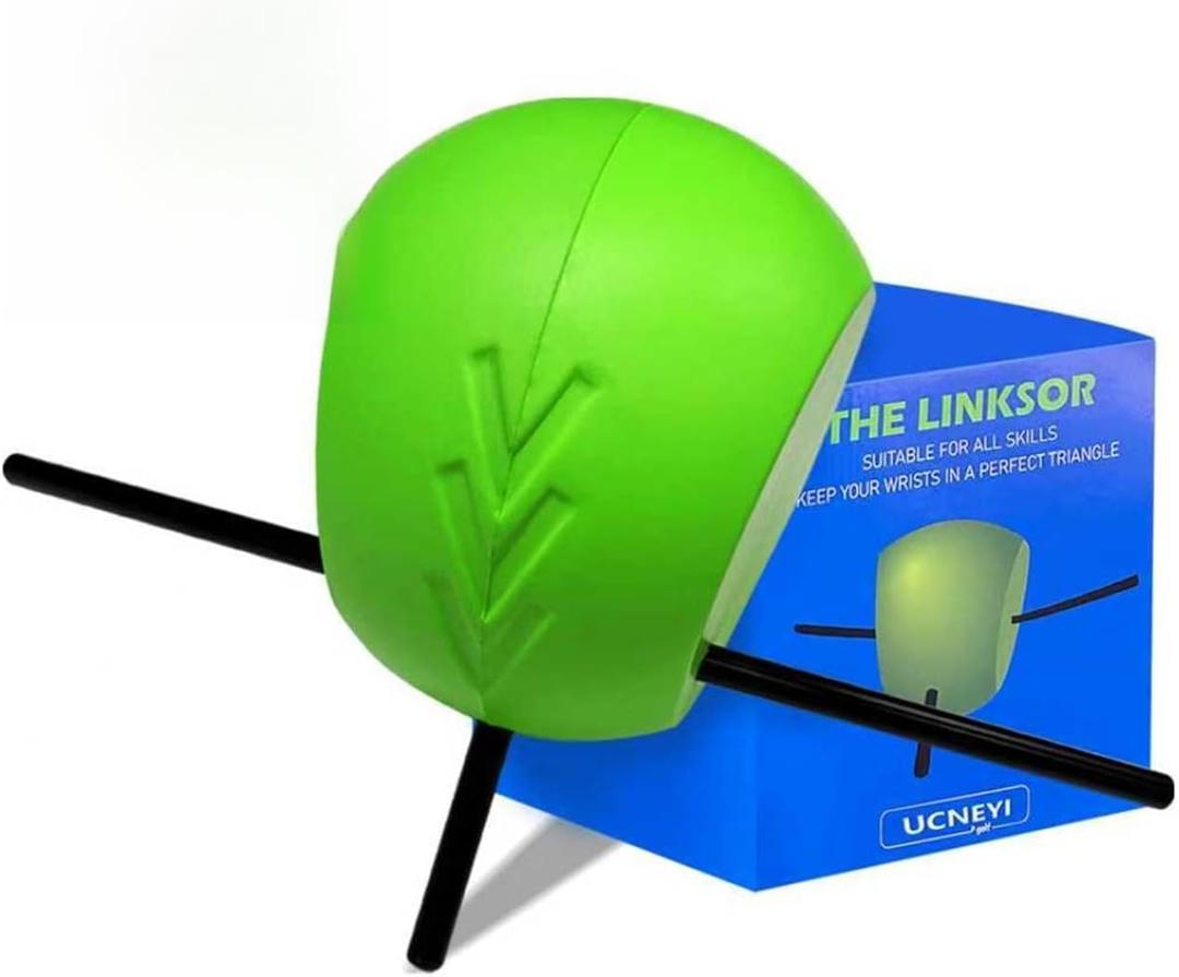 UCNEYI The Connector Golf Training aid, Golf Swing Trainer, Golf Training aid Posture Correction Practice, Golf Swing Training aid Improving Arm-Body Coordination, Golf Swing aid (Light Green)