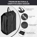 Shoe Bags for Travel, 6 Pack Extra Durable Travel Shoe Bags for Storage and Packing, Reusable Water-proof Shoe Bag with Smooth Zipper, Portable Travel Essentials