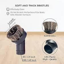 2Pack Dusting Brush Vacuum Attachments Compatible with Shark Vacuums, Upright Navigator NV350 NV360 Rotator NV500 Stratos, Corded Stick Rocket HV301 HV322 (Soft Horse Hair Bristle Round Brush)