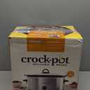 Crock-Pot 7 Quart Oval Manual Slow Cooker, Stainless Steel (SCV700-S-BR), Versatile Cookware for Large Families or Entertaining