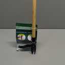 PlantSpawn Manual Stand Up Weed Puller Tool 44" with Long Bamboo Handle – Heavy Duty 4-Claw Wooden Head Weeder for Root Removal – Ergonomic Weeding Tool for Dandelion, Lawn, Yard & Garden Maintenance