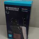 HENCKELS Solution Razor-Sharp 12-pc Knife Set, Chef Knife, Bread Knife, Steak Knife, German Engineered Informed by 100+ Years of Mastery,Walnut